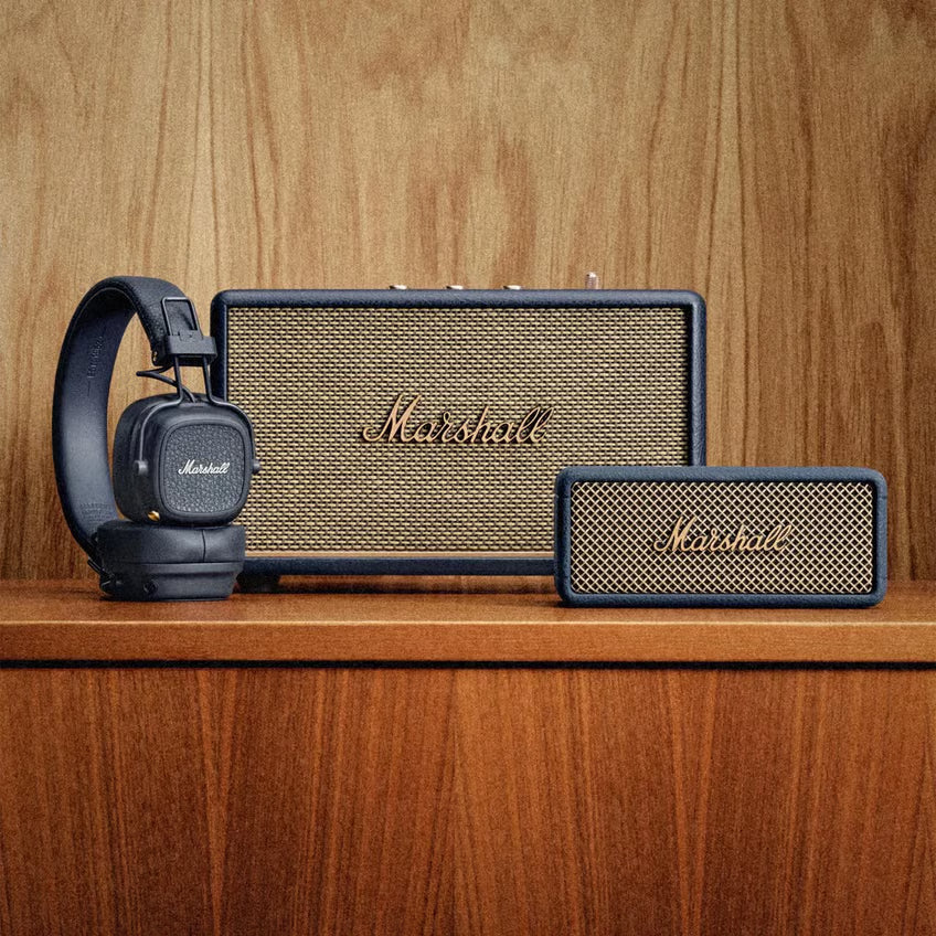 Marshall Major V trådløse on-ear-høretelefoner, Midnight Blue