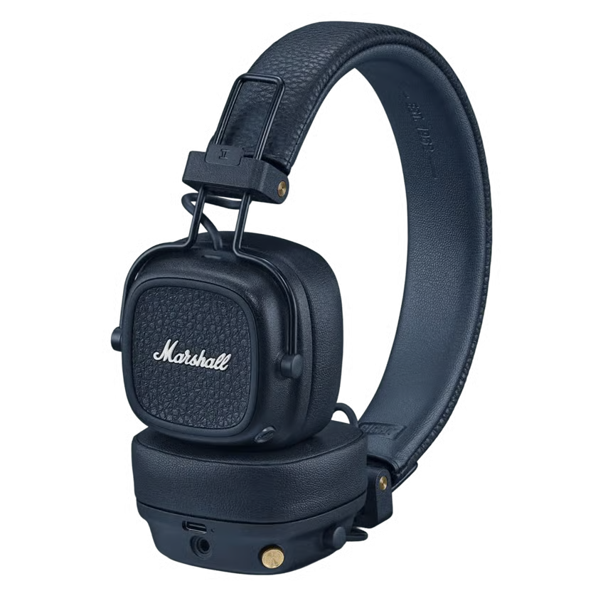 Marshall Major V trådløse on-ear-høretelefoner, Midnight Blue