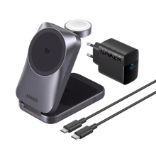 Anker Prime Foldable 3-i-1 MagGo-oplader, Sort