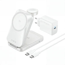 Anker Prime Foldable 3-i-1 MagGo-oplader, Sølv