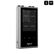 Typhur Sync Quad trådløst stegetermometer med fire sonder, touchscreen med »Unplug to start«, sølvfarvet med sorte detaljer, Bluetooth og Wi-Fi.