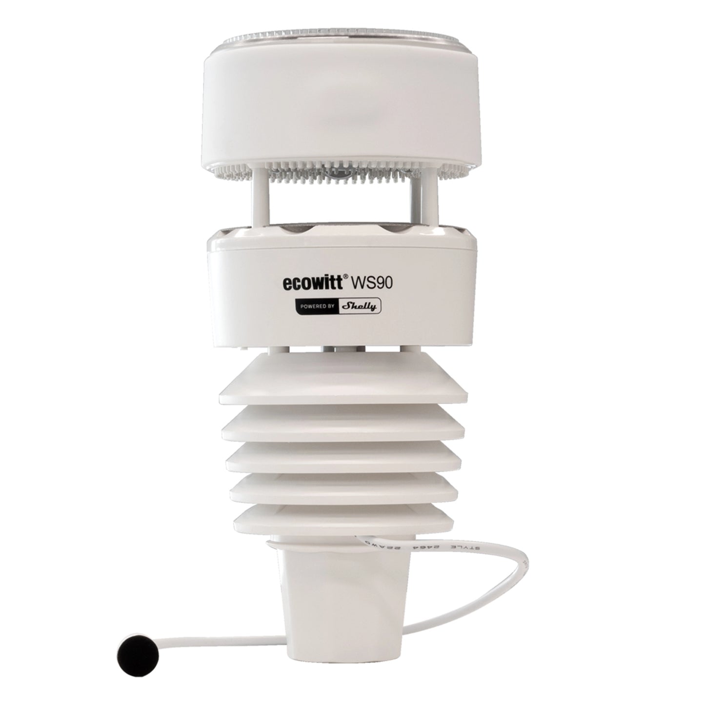 Ecowitt WS90 7-i-1 vejrstation Powered by Shelly