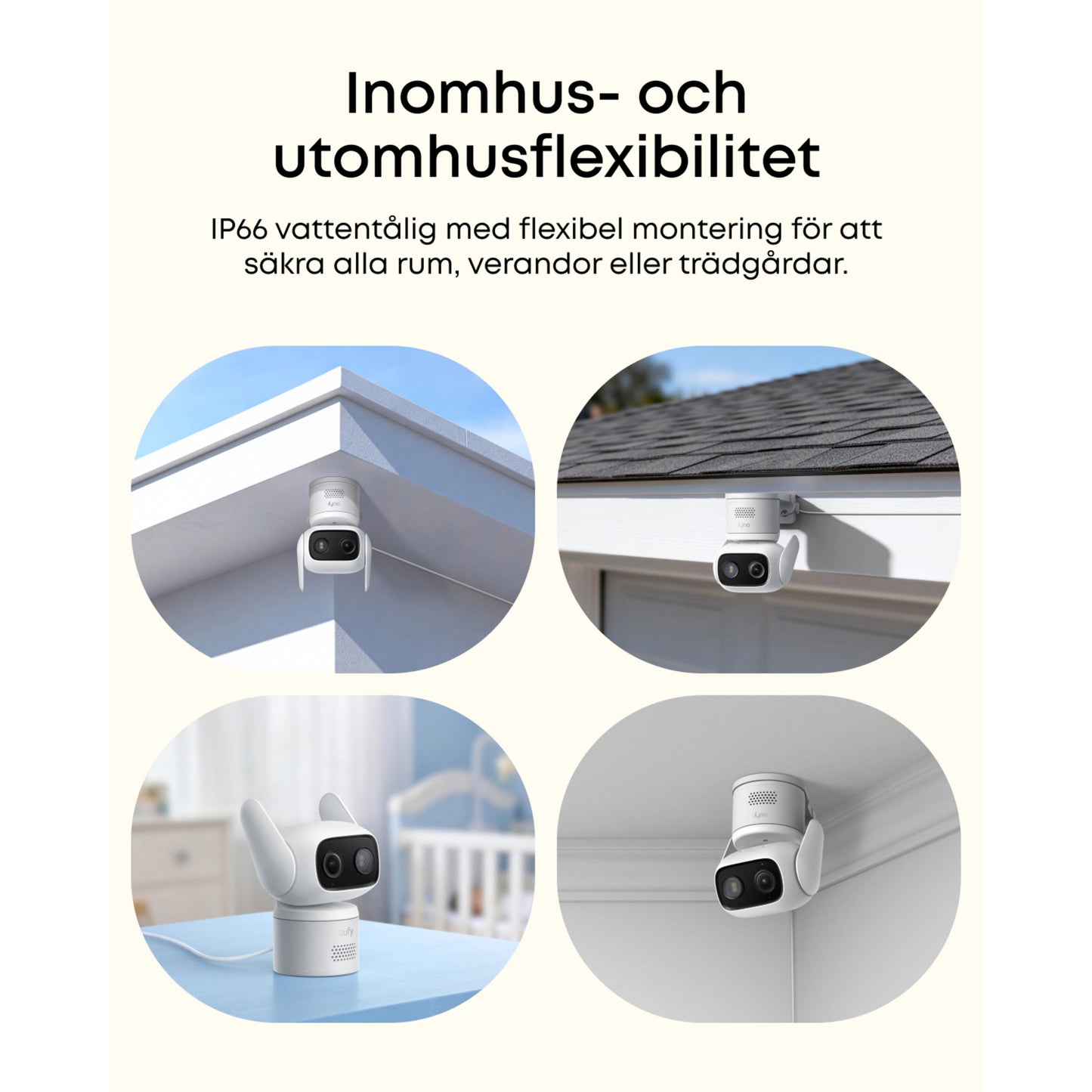 Eufy C31 Overvågningskamera med 360° panorering, Grøn