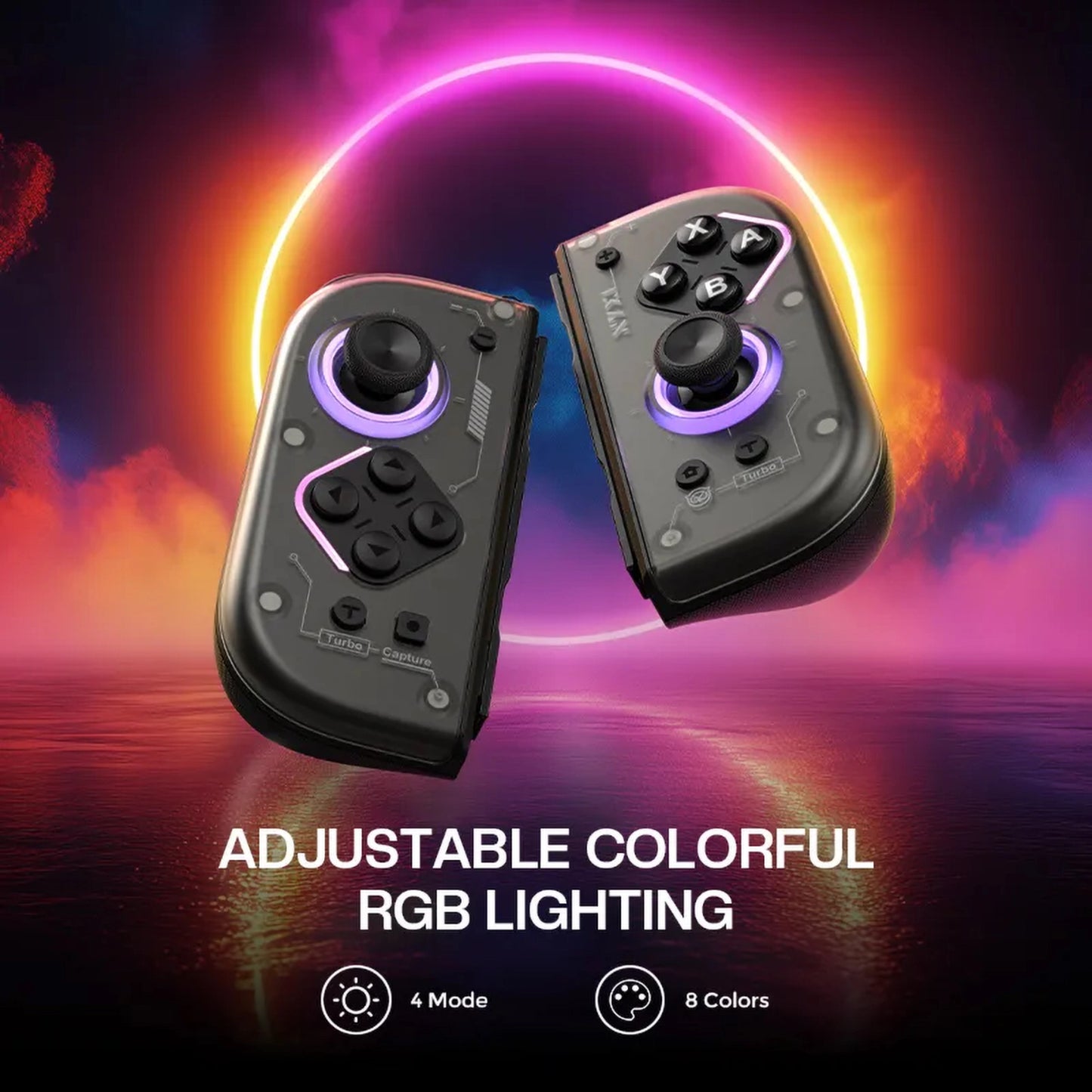 NYXI Hyperion 2 Joy-Con til Nintendo Switch, Sort