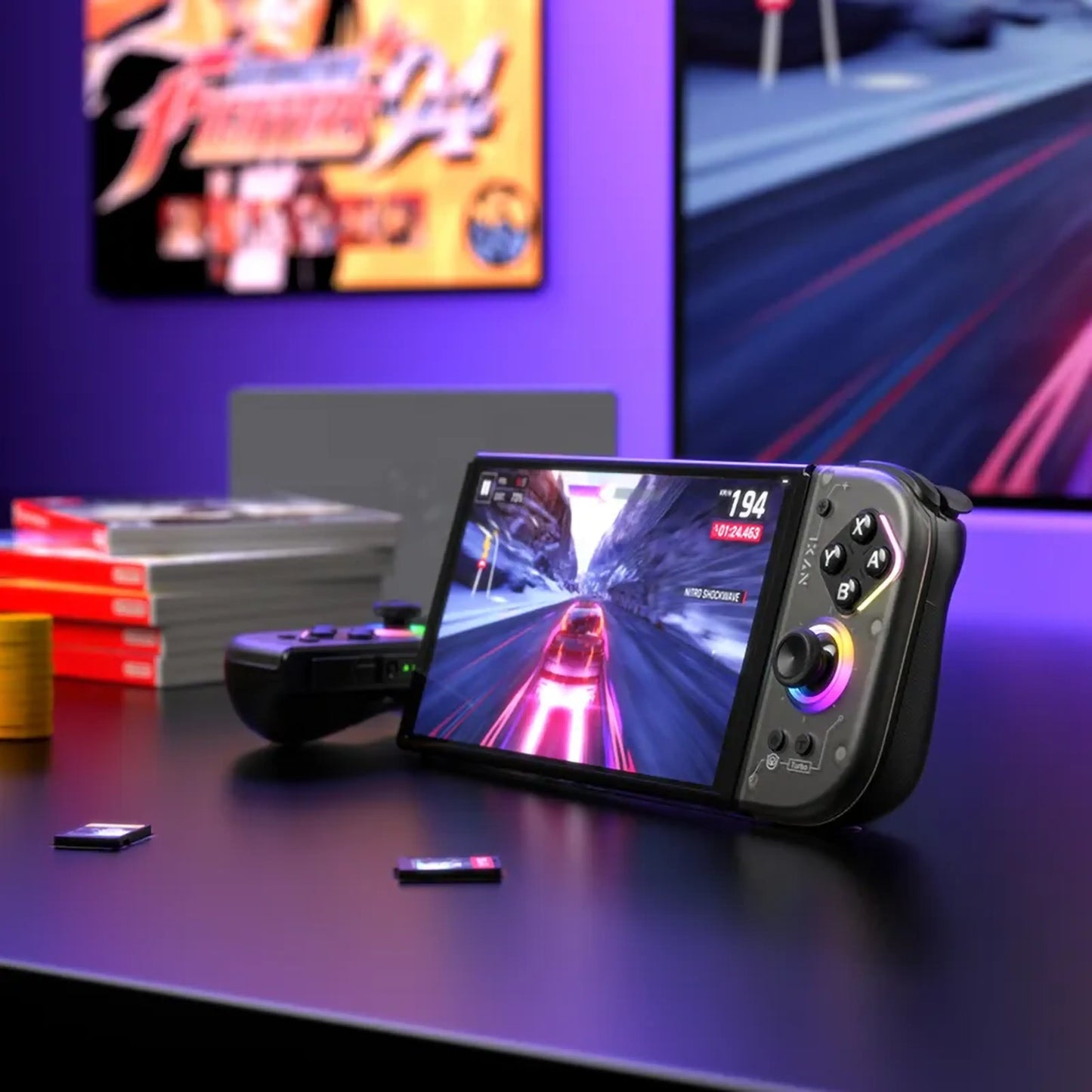 NYXI Hyperion 2 Joy-Con til Nintendo Switch, Sort
