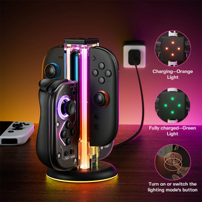 NYXI Zeus ladestation til Nintendo Switch og Switch 2