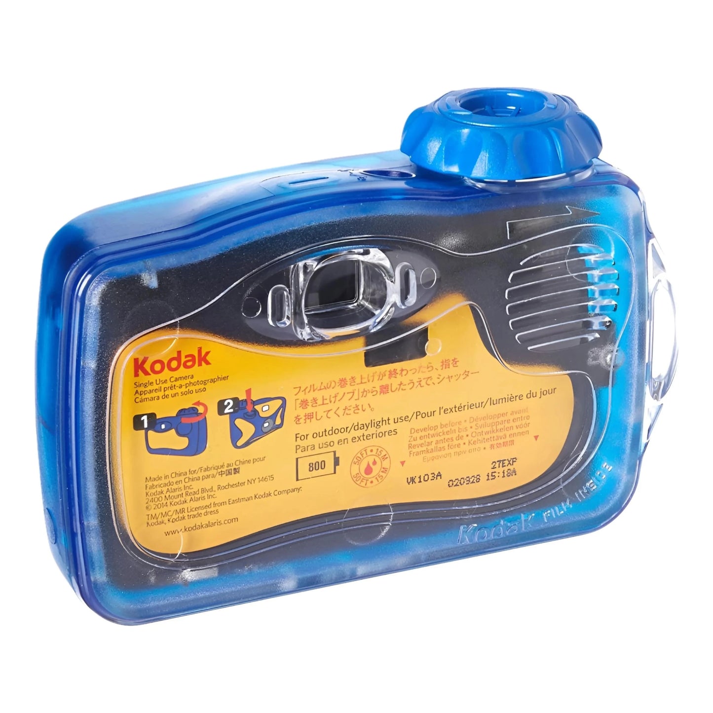 Kodak Water Sport vandtæt engangskamera, 27 billeder