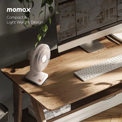 Momax 1°Pod mini-bordventilator, Sandsten