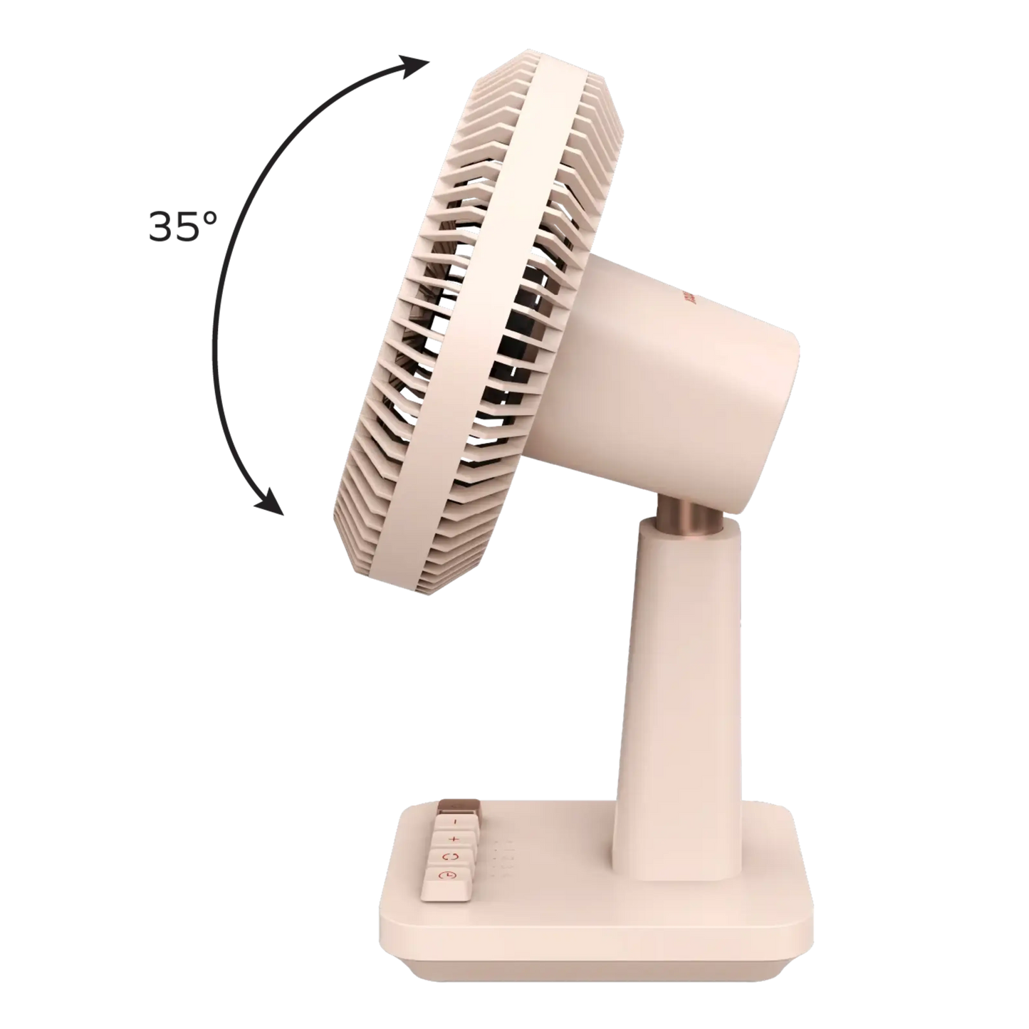 Momax 1°Pod mini-bordventilator, Sandsten