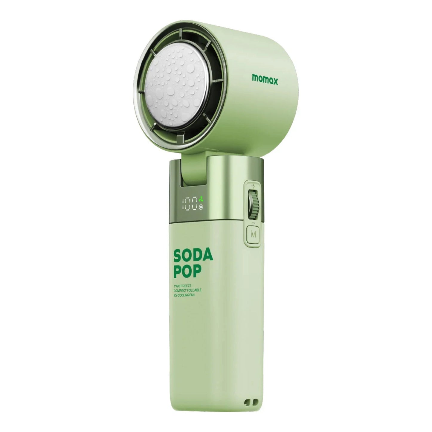 Momax 1° Go Freeze foldbar minifan, Grøn