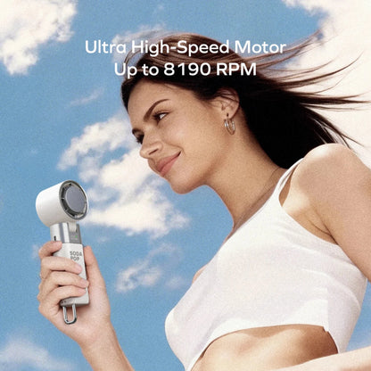 Momax 1° Go Freeze foldbar minifan, Hvid