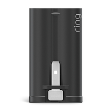 Ring Quick Release Ultra-batteripakke, rektangulær med metalstik, USB-C-hurtigopladning, genopladeligt lithium-ion-batteri.