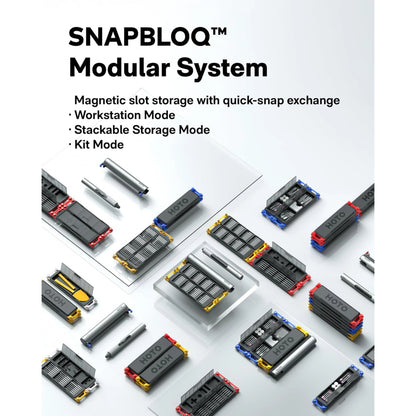 HOTO SNAPBLOQ D-A03 elektrisk miniboresæt