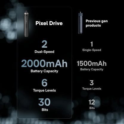 HOTO PixelDrive trådløs skruemaskine 6 Nm