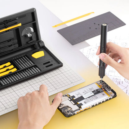 HOTO Precision Screwdriver Kit Pro, elektrisk mejselsæt, 48 dele