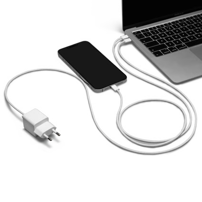 Linocell GaN-hurtiglader 65 W PD 3.2 med USB-C-port