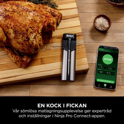 Ninja ProChef trådløst stegetermometer, Sort/sølv