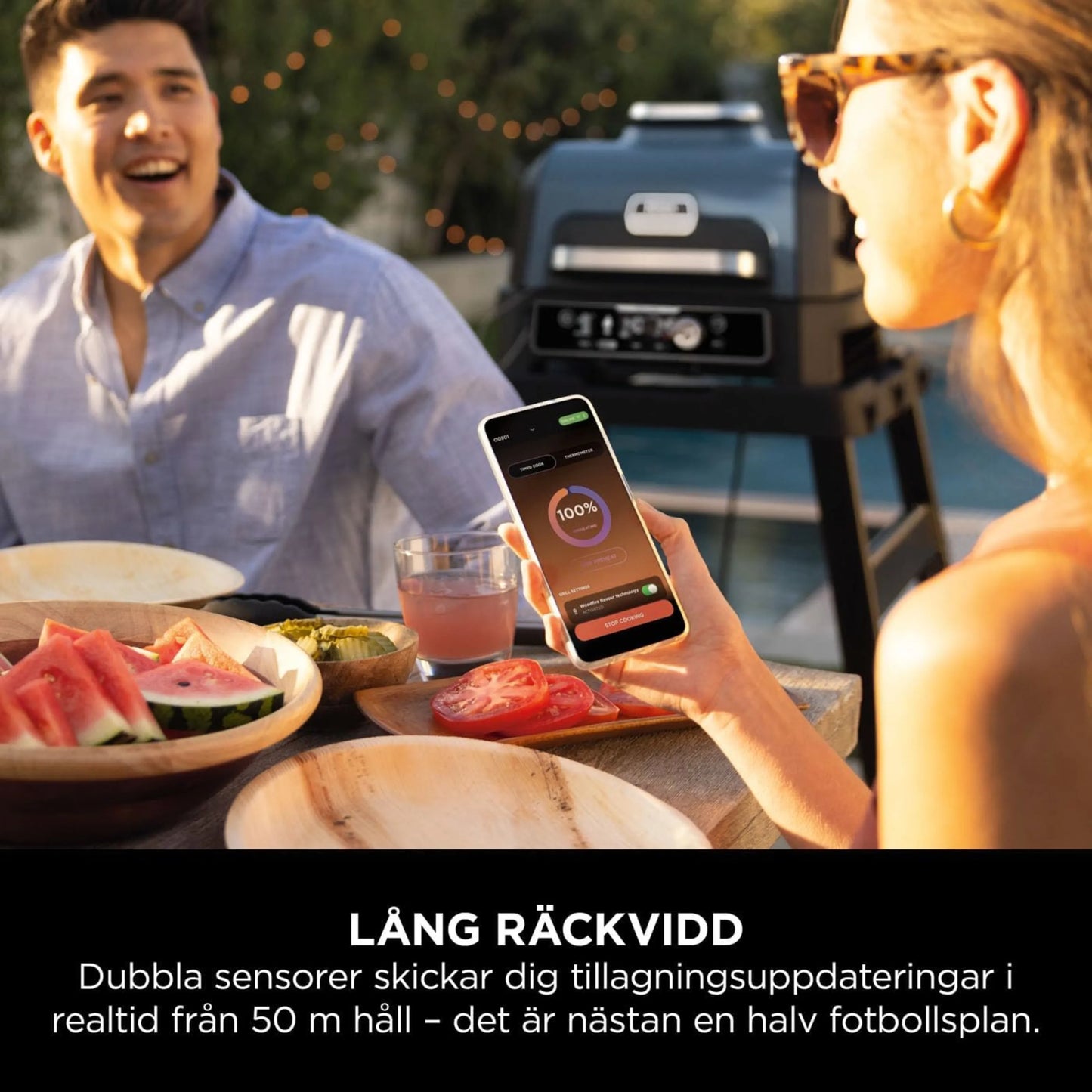 Ninja ProChef trådløst stegetermometer, Sort/sølv