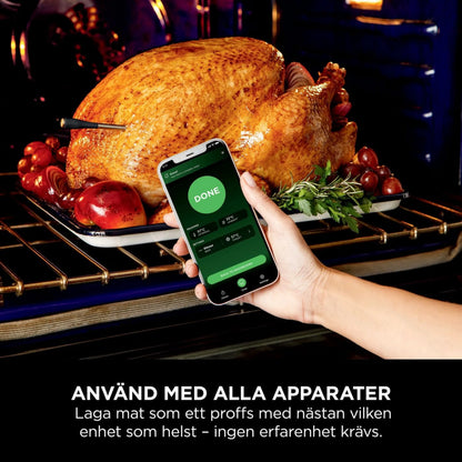 Ninja ProChef trådløst stegetermometer, Sort/sølv