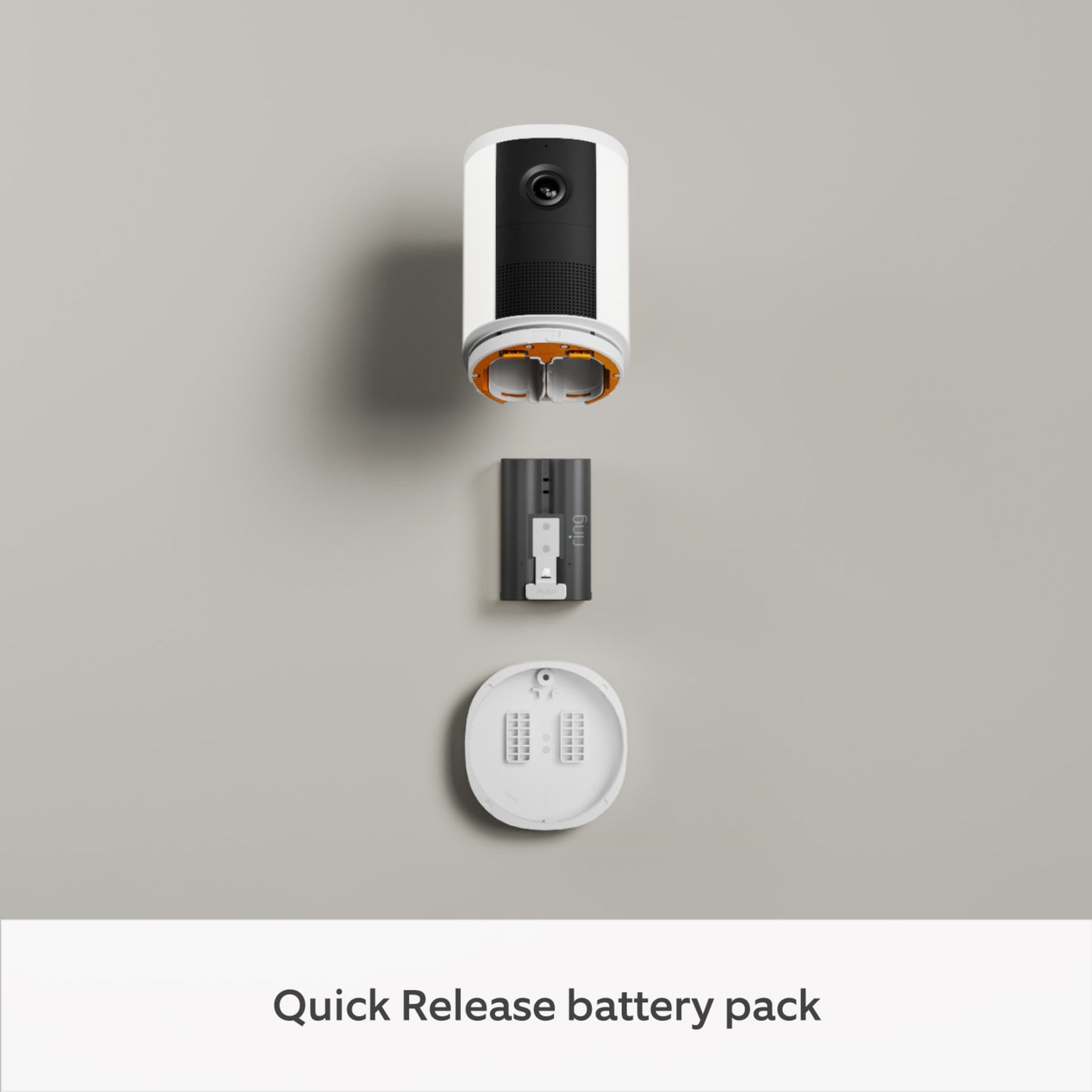 Ring Spotlight Cam Battery (2nd Gen) trådløst overvågningskamera, Sort