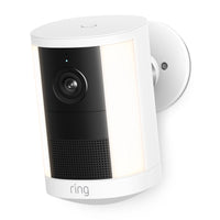 Ring Spotlight Cam Battery (2nd Gen) trådløst overvågningskamera, Hvid