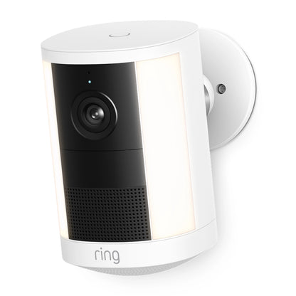 Ring Spotlight Cam Battery (2nd Gen) trådløst overvågningskamera, Hvid