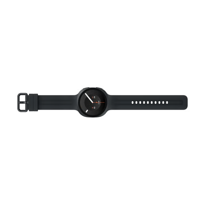 Samsung Galaxy Watch9 40 mm, grafit, Bluetooth, 4G eSIM, rund urskive, silikonerem, AI-sundhedsovervågning.