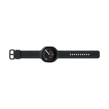 Samsung Galaxy Watch9 40 mm, grafit, Bluetooth, 4G eSIM, rund urskive, silikonerem, AI-sundhedsovervågning.