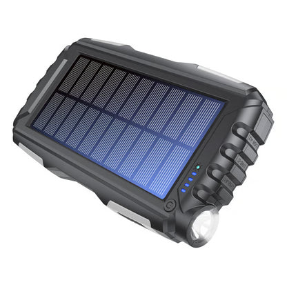 Denver powerbank med solpanel og lommelygte, 20.000 mAh