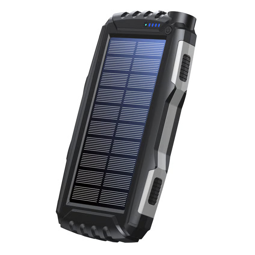 Denver powerbank med solpanel og lommelygte, 20.000 mAh