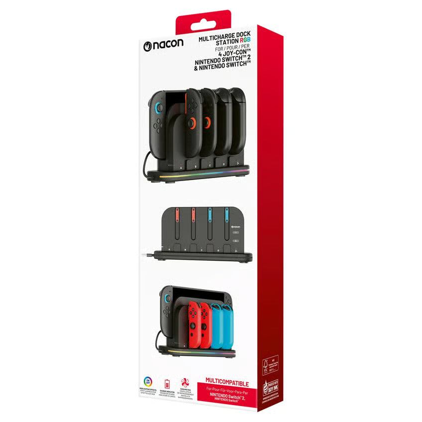 Nacon Multicharge Dock Station RGB til Switch 2