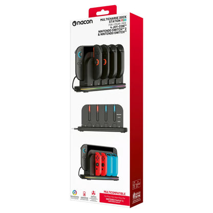 Nacon Multicharge Dock Station RGB til Switch 2