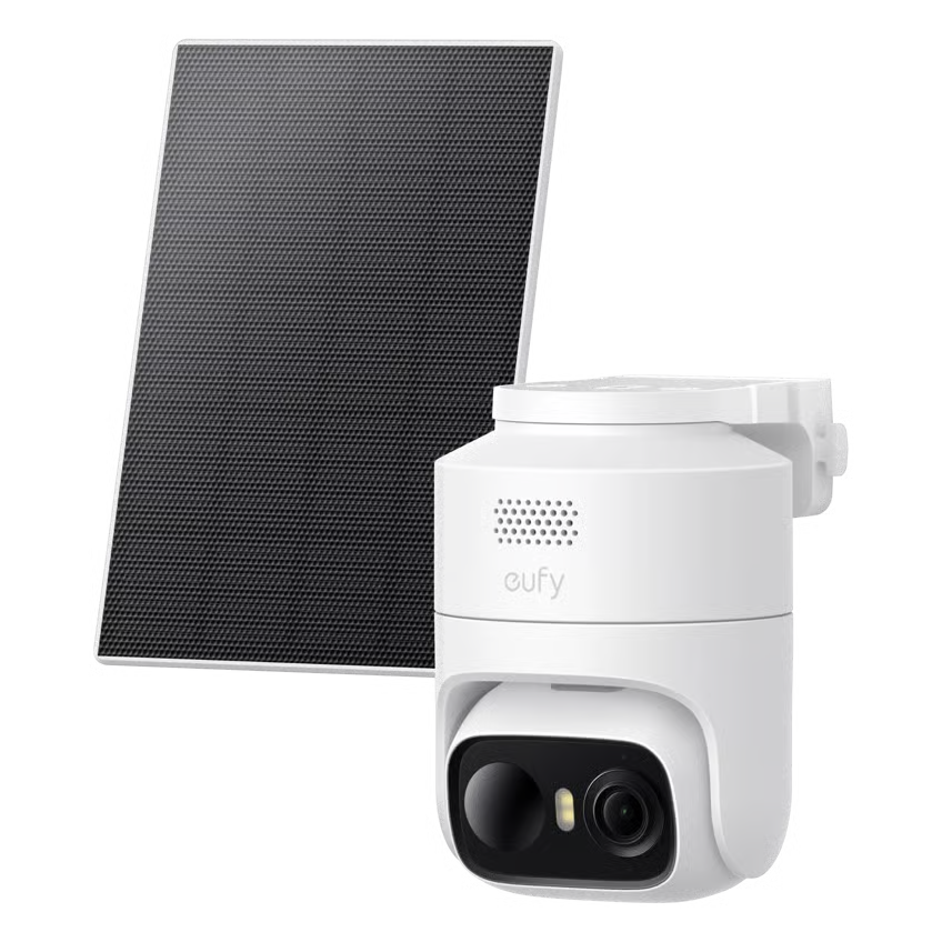 Eufy eufyCam C37 udendørskamera med solpanel, Hvid