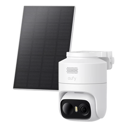 Eufy eufyCam C37 udendørskamera med solpanel, Hvid