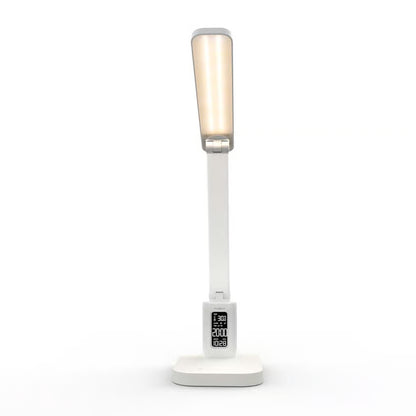 Nedis genopladelig LED-skrivebordslampe med display