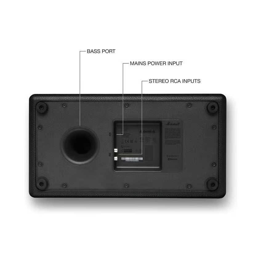 Marshall Stanmore IV Bluetooth-højttaler, Sort