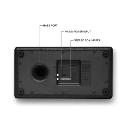 Marshall Stanmore IV Bluetooth-højttaler, Sort