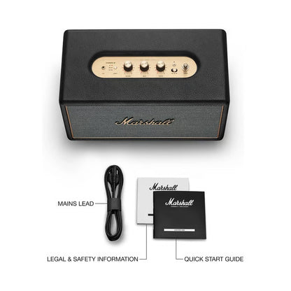 Marshall Stanmore IV Bluetooth-højttaler, Sort