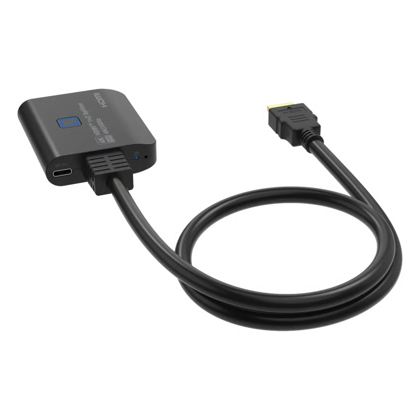 Luxorparts HDMI-splitter mini 4K/60Hz, 2-vejs