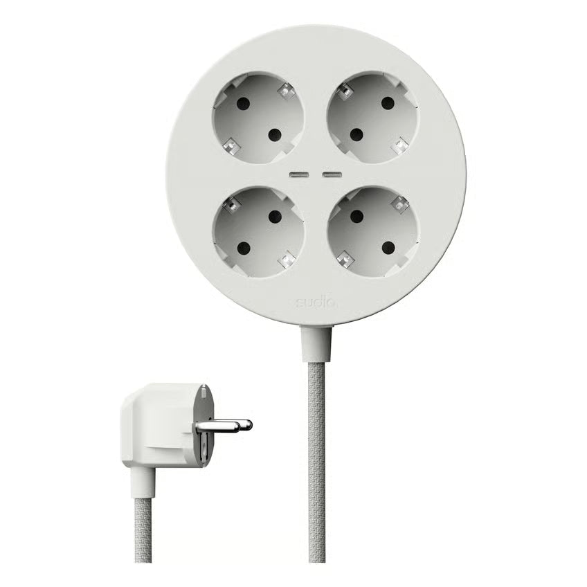 Sudio Block grenstik med GaN-opladning 30W, Hvid