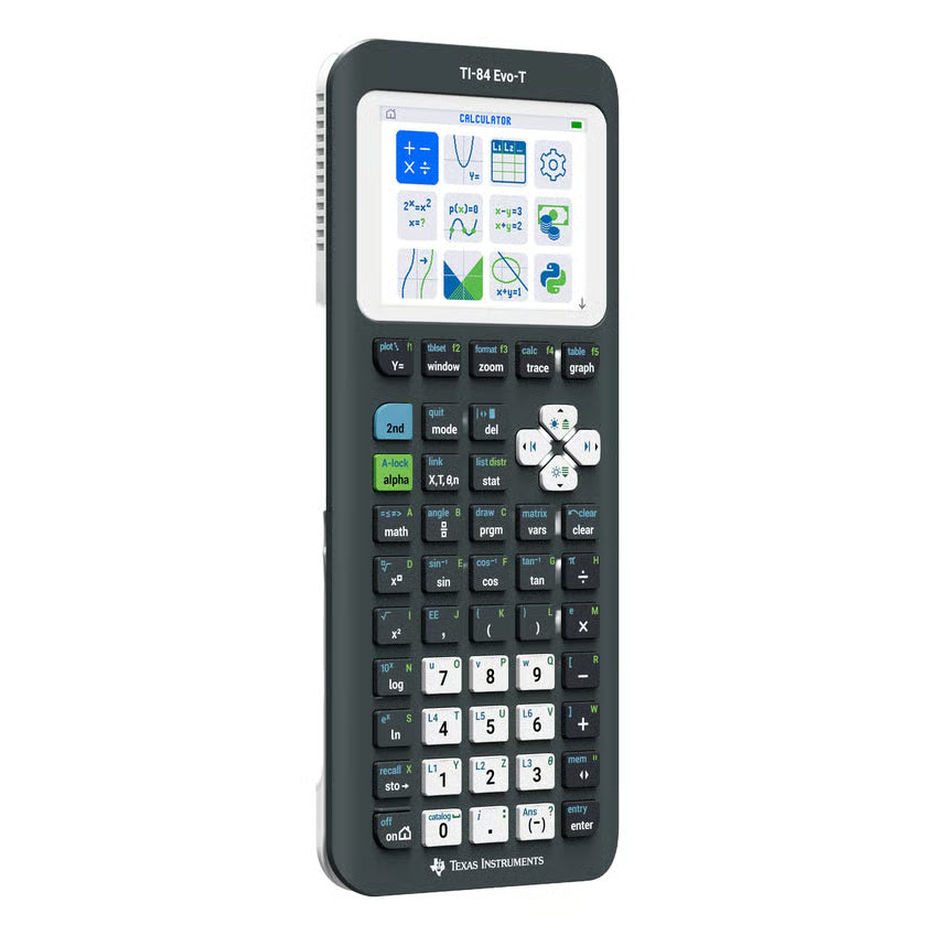 Texas Instruments TI-84 Evo-T grafregner, Sort