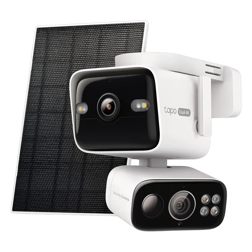 TP-Link Tapo C675D KIT solcelledrevet 4K overvågningskamera med dobbelt linse