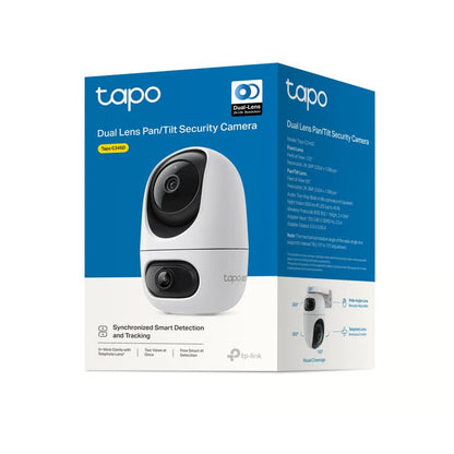 TP-Link Tapo C245D indendørskamera med dobbelt linse og AI-sporing