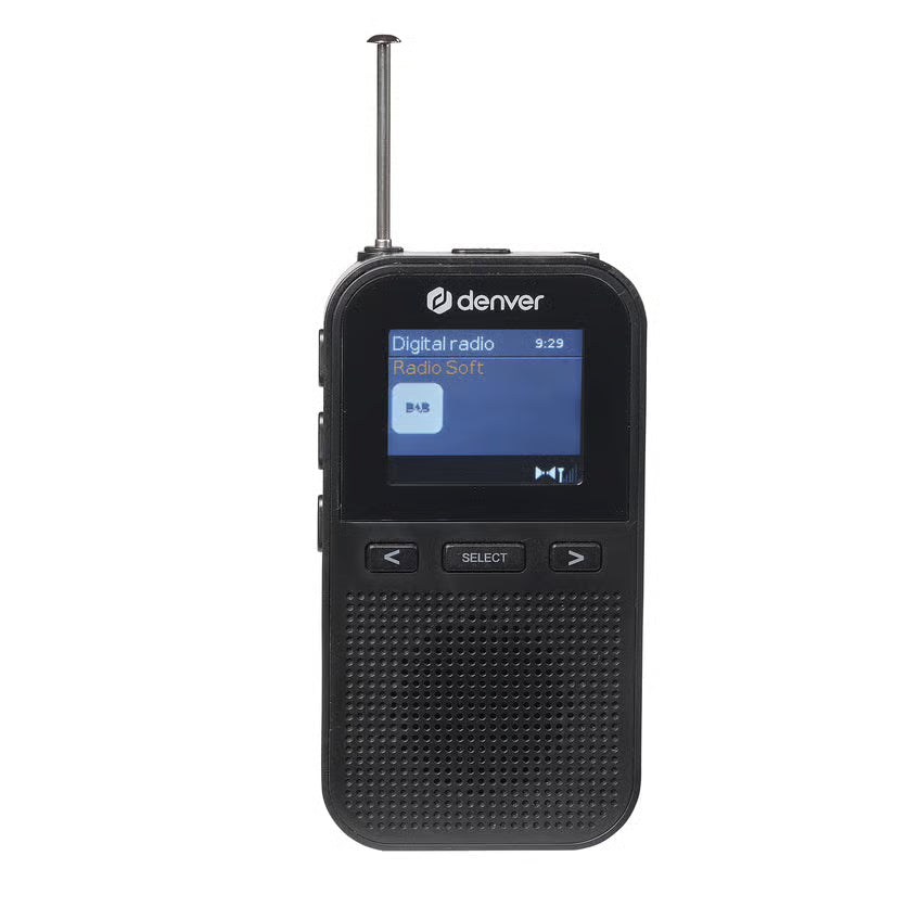 Denver DAH-126MK2 håndholdt DAB+/FM-radio, Sort