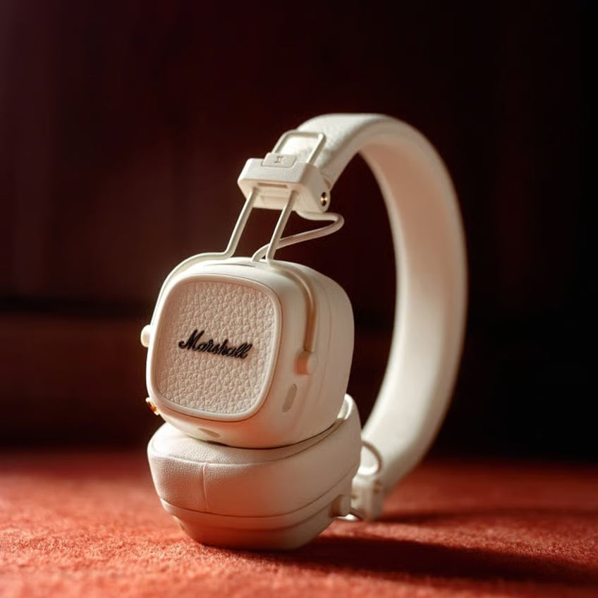 Marshall Major V trådløse on-ear-høretelefoner, Cream