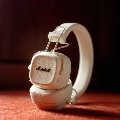 Marshall Major V trådløse on-ear-høretelefoner, Cream