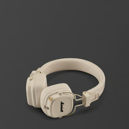 Marshall Major V trådløse on-ear-høretelefoner, Cream