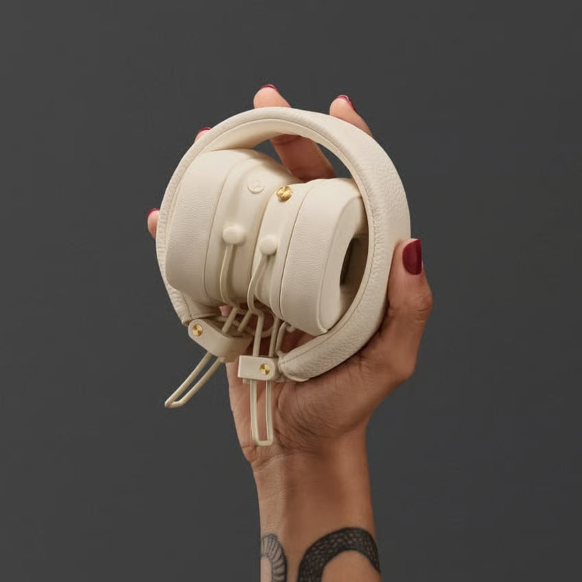 Marshall Major V trådløse on-ear-høretelefoner, Cream