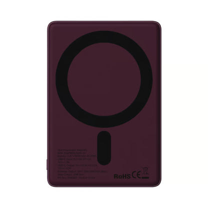 IDEAL OF SWEDEN Slim Powerbank MagSafe 5000 mAh, Cherry Lacquer