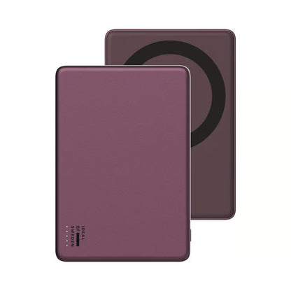 IDEAL OF SWEDEN Slim Powerbank MagSafe 5000 mAh, Cherry Lacquer